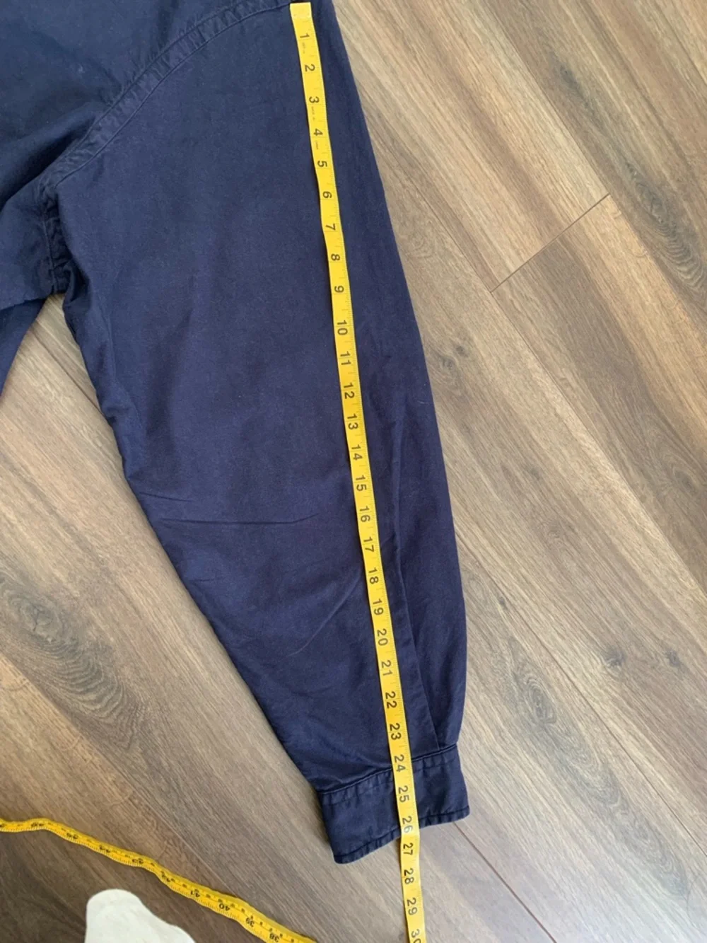 Ralph Lauren 100 % cotton Navy Button-Down long sleeve Shirt with Red Pony Logo - Picture 7 of 8